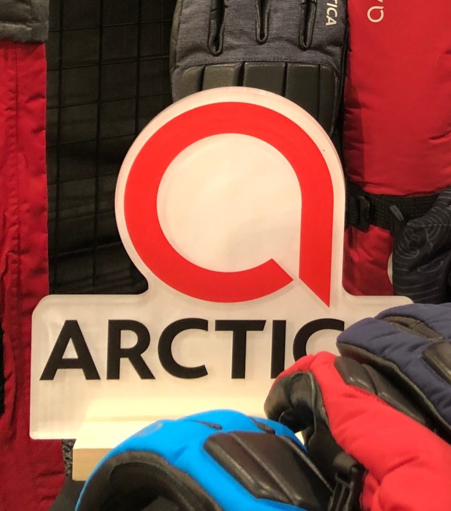 Arctica acrylic sign by ID Awards